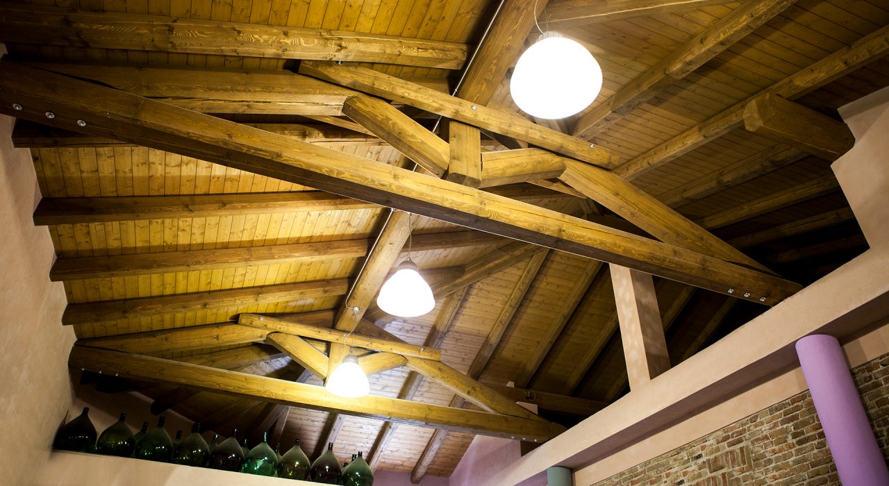 dettaglio soffitto cantina - comune di Verduno